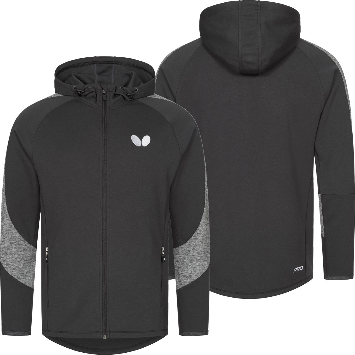 Butterfly Izumo Tracksuit: Front & Back View of Track Jacket